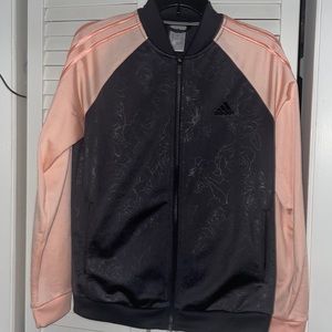 Medium Adidas sweat jacket in pink and black